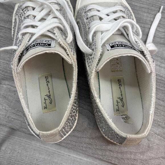 Vintage Havana Jenny Sneakers - Silver Rhinestones (Size 8.5) - Picture 10 of 11